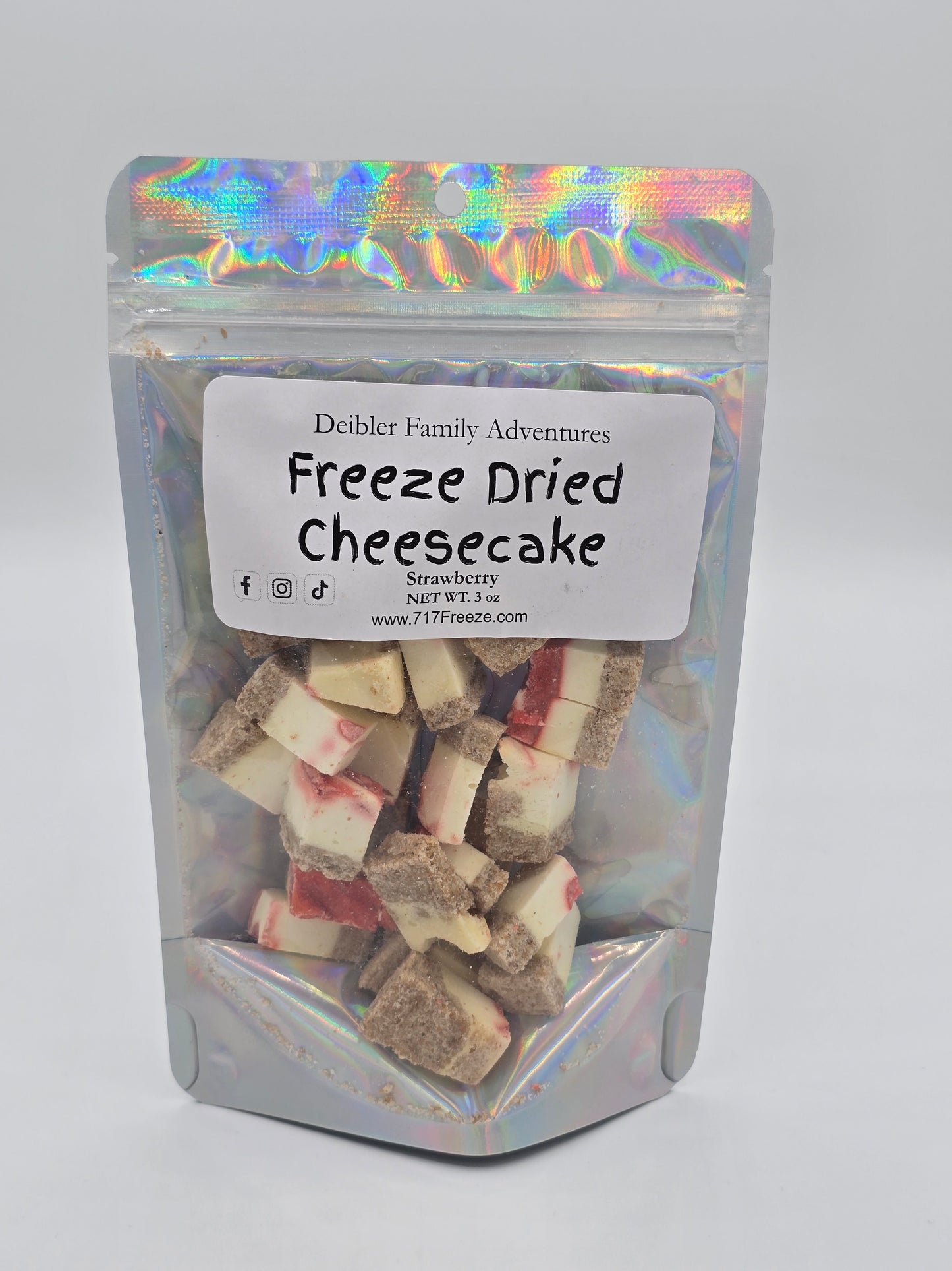 Freeze Dried Strawberry Cheesecake
